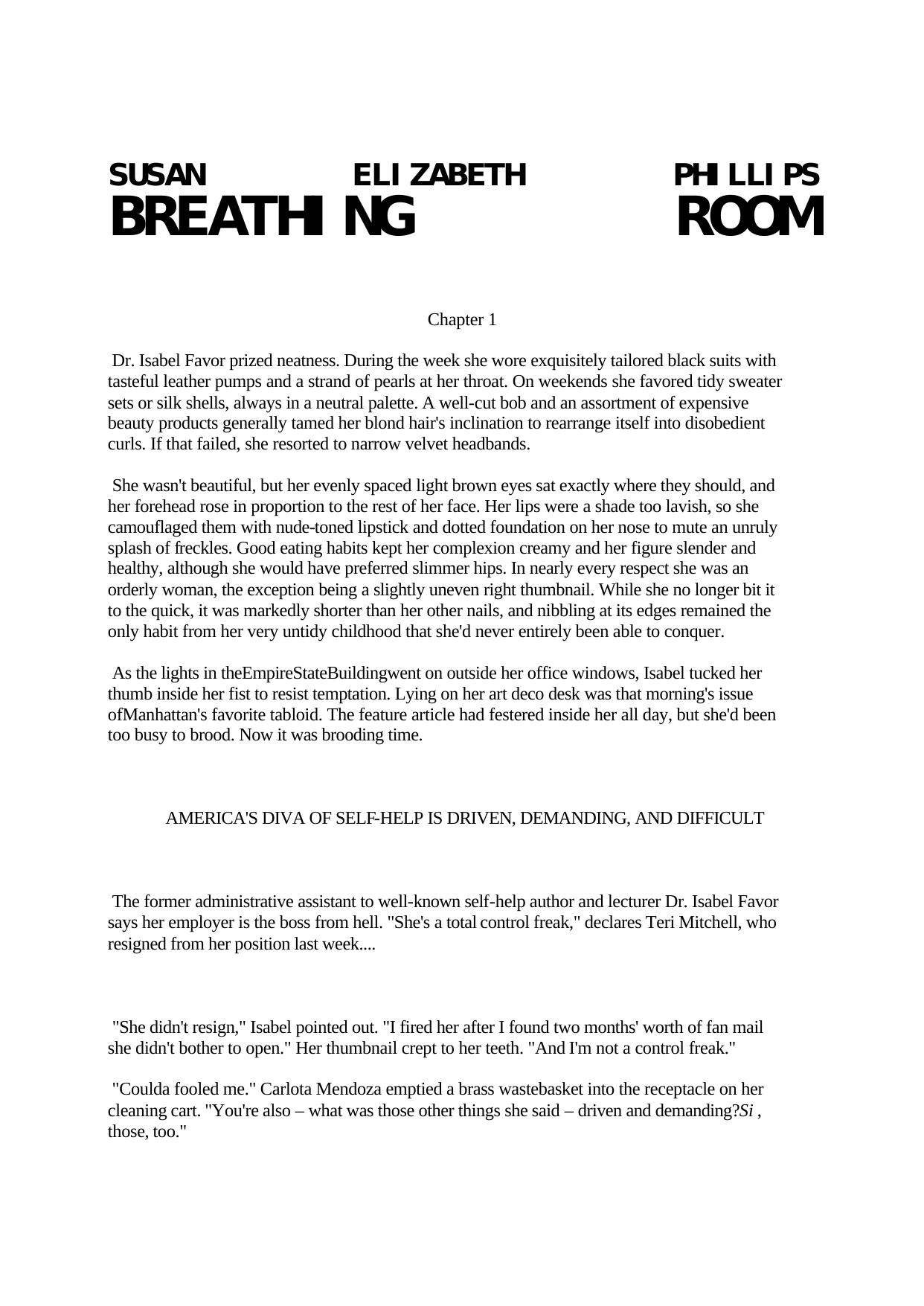 Susan Elizabeth Phillips - _2002_ Breathing room.doc by Administrator