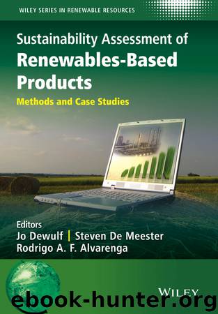 Sustainability Assessment of Renewables-Based Products by Jo Dewulf Steven De Meester rodrigo a. f. alvarenga