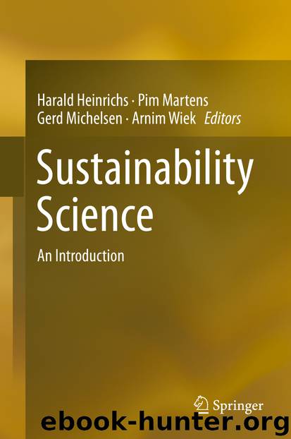 Sustainability Science by Harald Heinrichs Pim Martens Gerd Michelsen & Arnim Wiek
