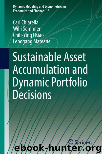 Sustainable Asset Accumulation and Dynamic Portfolio Decisions by Carl Chiarella Willi Semmler Chih-Ying Hsiao & Lebogang Mateane