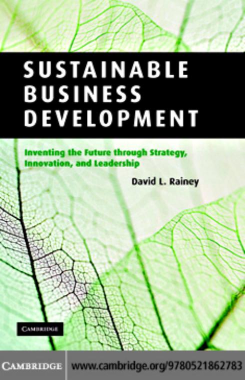 Sustainable Business Development: Inventing the Future Through Strategy, Innovation, and Leadership by David L. Rainey