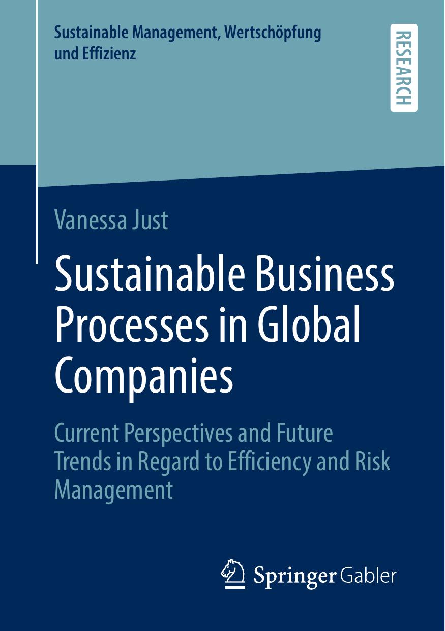 Sustainable Business Processes in Global Companies: Current Perspectives and Future Trends in Regard to Efficiency and Risk Management by Vanessa Just