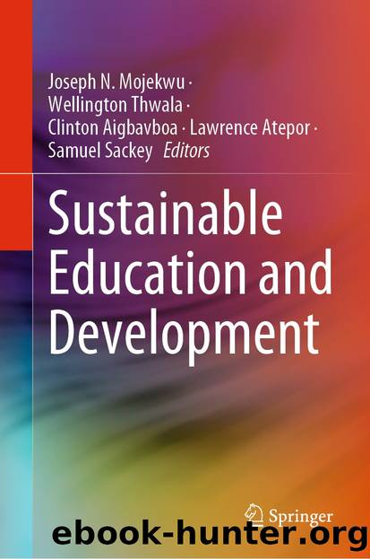 Sustainable Education and Development by Unknown