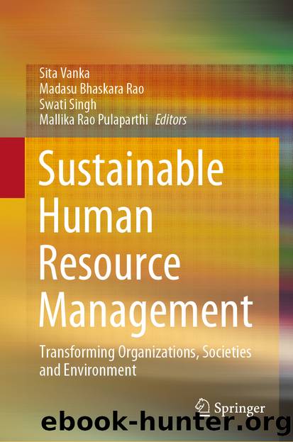 Sustainable Human Resource Management by Unknown