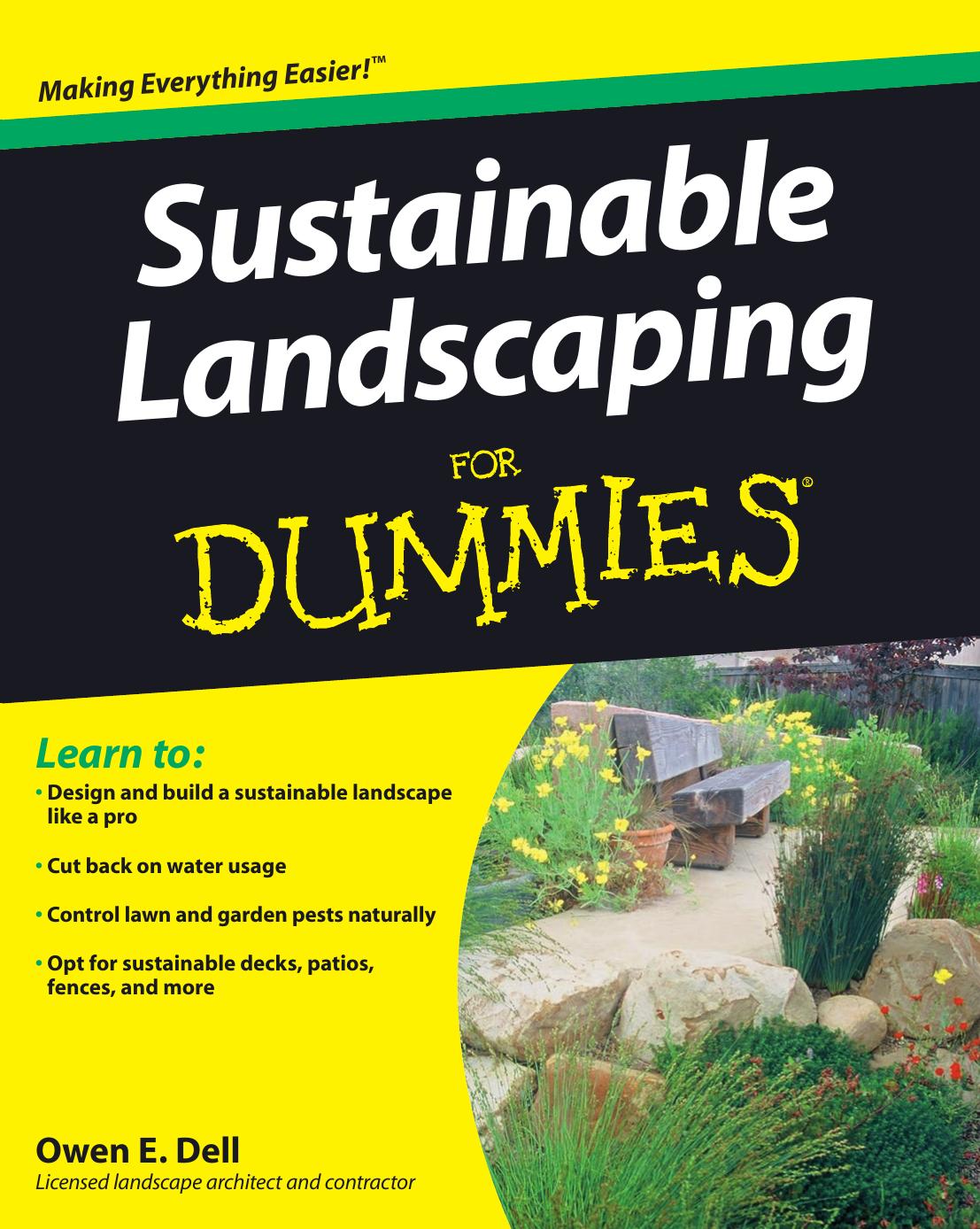 Sustainable Landscaping For Dummies (For Dummies (Home & Garden)) by Dell