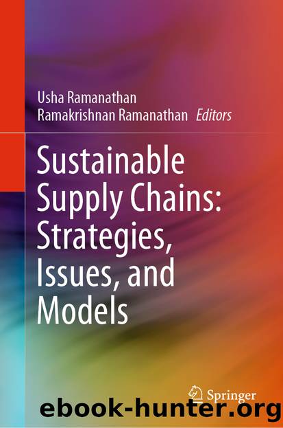 Sustainable Supply Chains: Strategies, Issues, and Models by Unknown