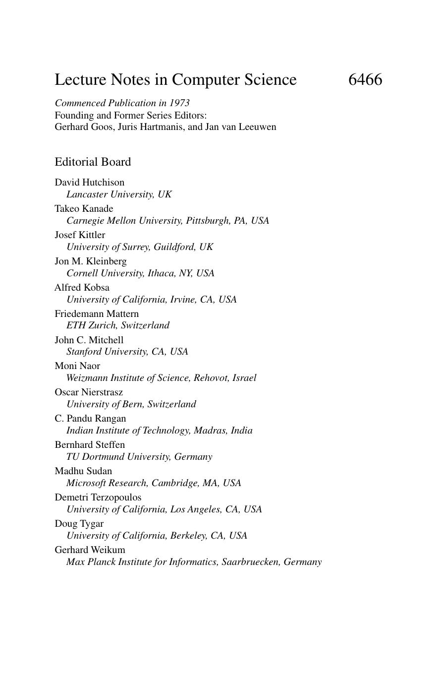 Swarm, Evolutionary, and Memetic Computing: First International Conference on Swarm, Evolutionary, and Memetic Computing, SEMCCO 2010, Chennai, India, December 16-18, 2010. Proceedings by unknow