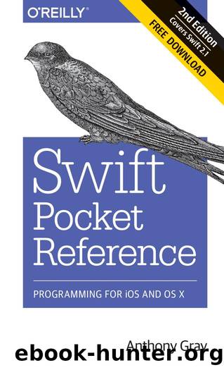Swift Pocket Reference: Programming for iOS and OS X 2nd Edition by Unknown