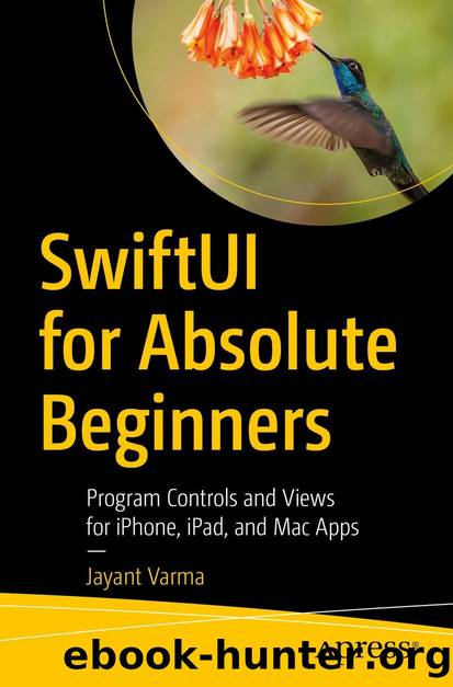 SwiftUI for Absolute Beginners by Jayant Varma