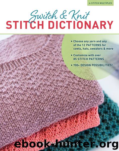 Switch & Knit Stitch Dictionary by Tabetha Hedrick