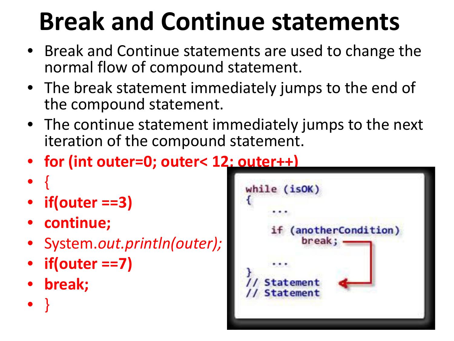 Switch statement by PDF