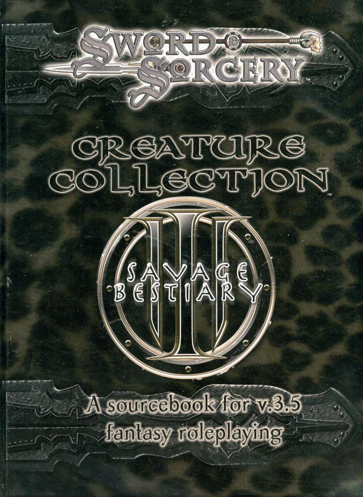 Sword & Sorcery - Creature Collection III by Savage Bestiary