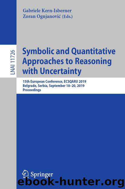 Symbolic and Quantitative Approaches to Reasoning with Uncertainty by Gabriele Kern-Isberner & Zoran Ognjanović