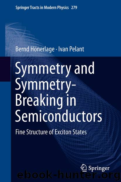 Symmetry and Symmetry-Breaking in Semiconductors by Bernd Hönerlage & Ivan Pelant