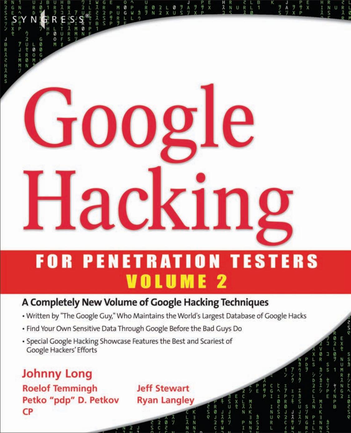 Syngress - Google Hacking for Penetration Tester by Vol.2