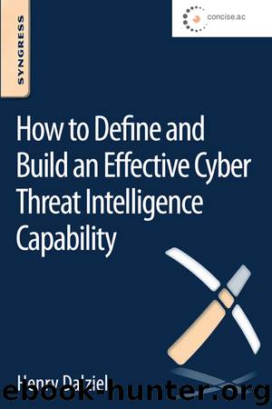 Syngress Publishing How to Define and Build an Effective Cyber Threat Intelligence Capability (2015) by Unknown