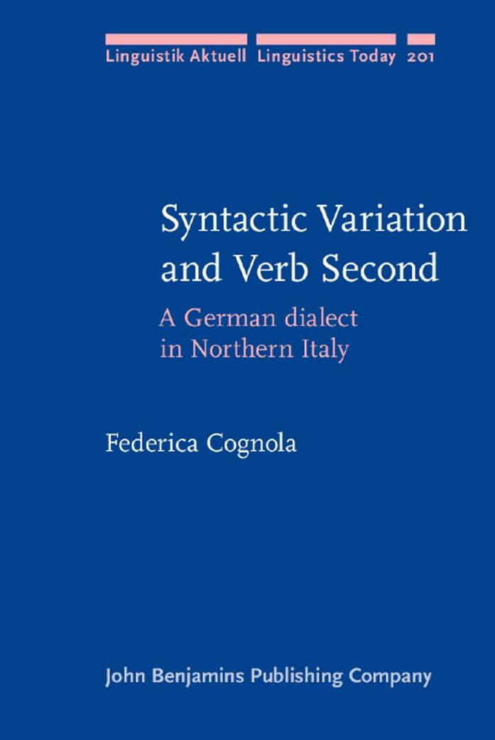 Syntactic Variation and Verb Second by Unknow