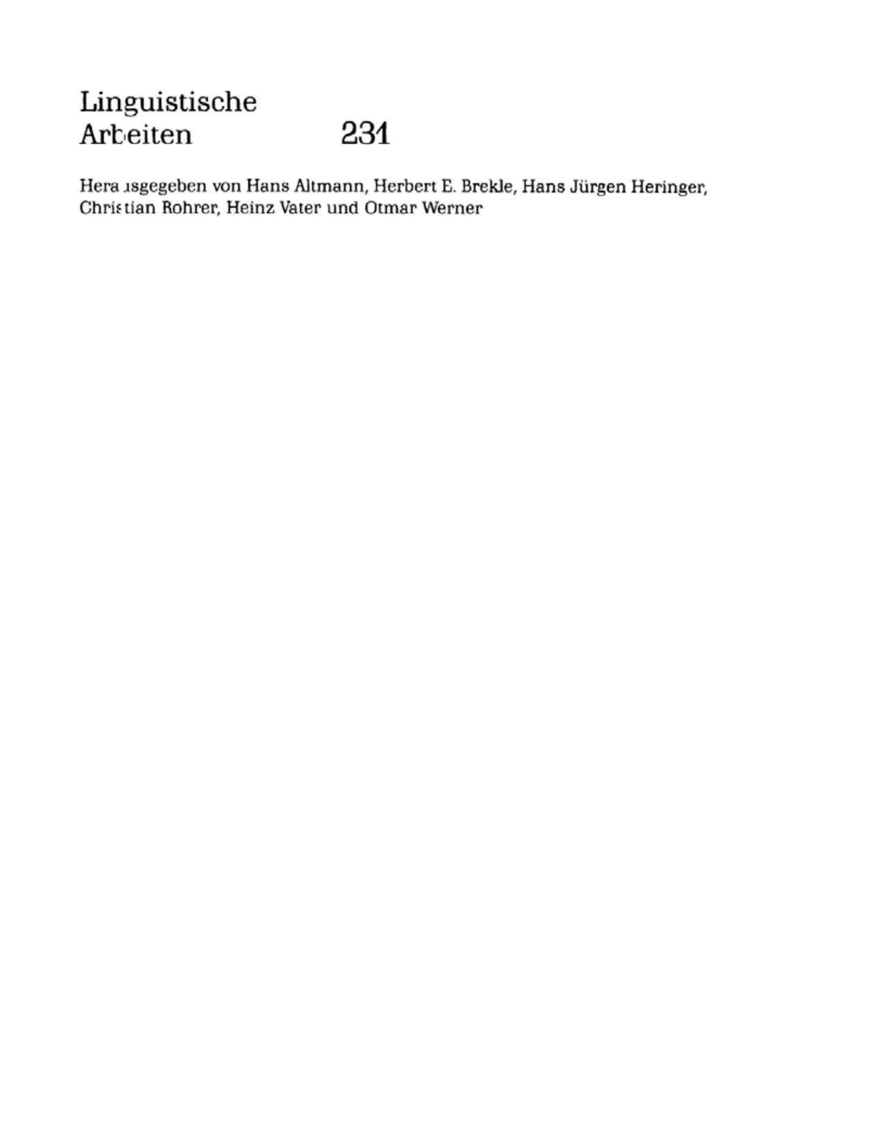 Syntax of Verbal Affixation (Linguistische Arbeiten) by Frank Drijkoningen