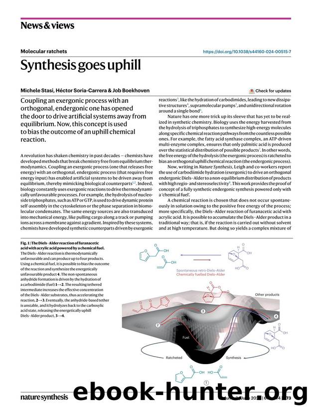 Synthesis goes uphill by Michele Stasi & Héctor Soria-Carrera & Job Boekhoven