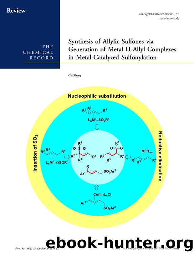 Synthesis of Allylic Sulfones via Generation of Metal Î âAllyl Complexes in MetalâCatalyzed Sulfonylation by Cai Zhang