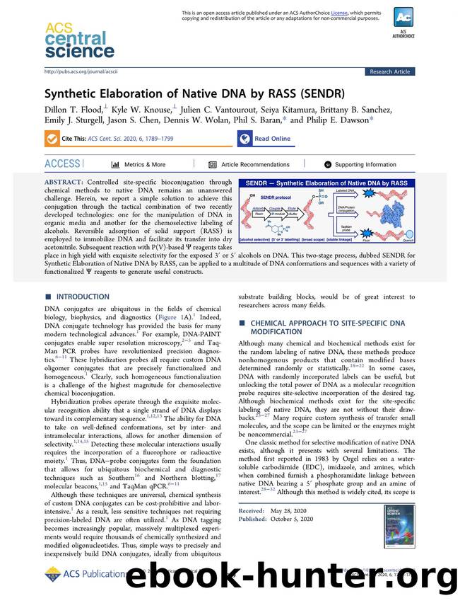 Synthetic Elaboration of Native DNA by RASS (SENDR) by unknow