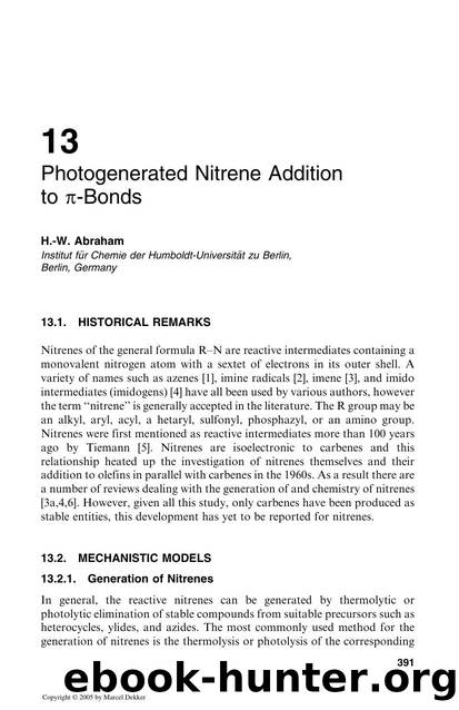 Synthetic Organic Photochemistry by H.-W. Abraham
