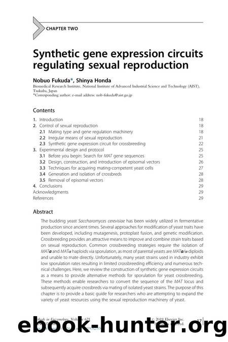 Synthetic gene expression circuits regulating sexual reproduction by Nobuo Fukuda & Shinya Honda