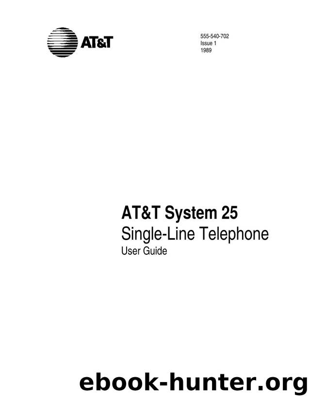 System 25, Release 3 Single-Line User Guide by EDOC12