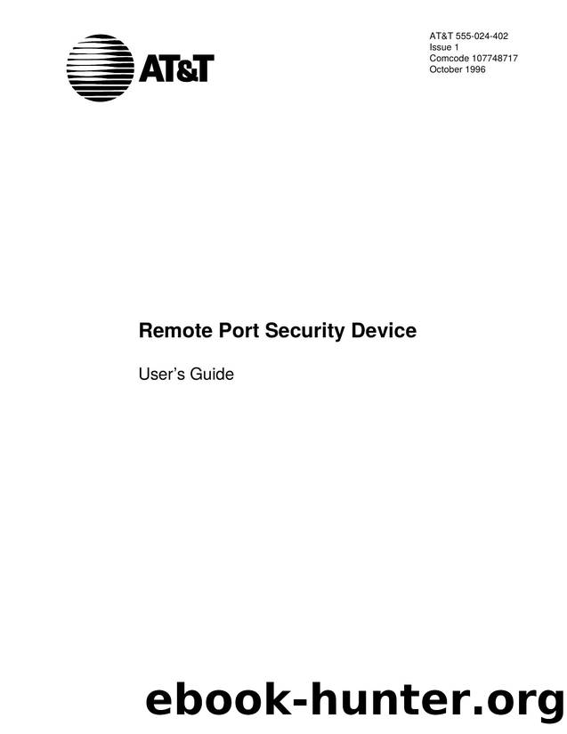 System 75 Remote Port Security Device by EZ Manuals