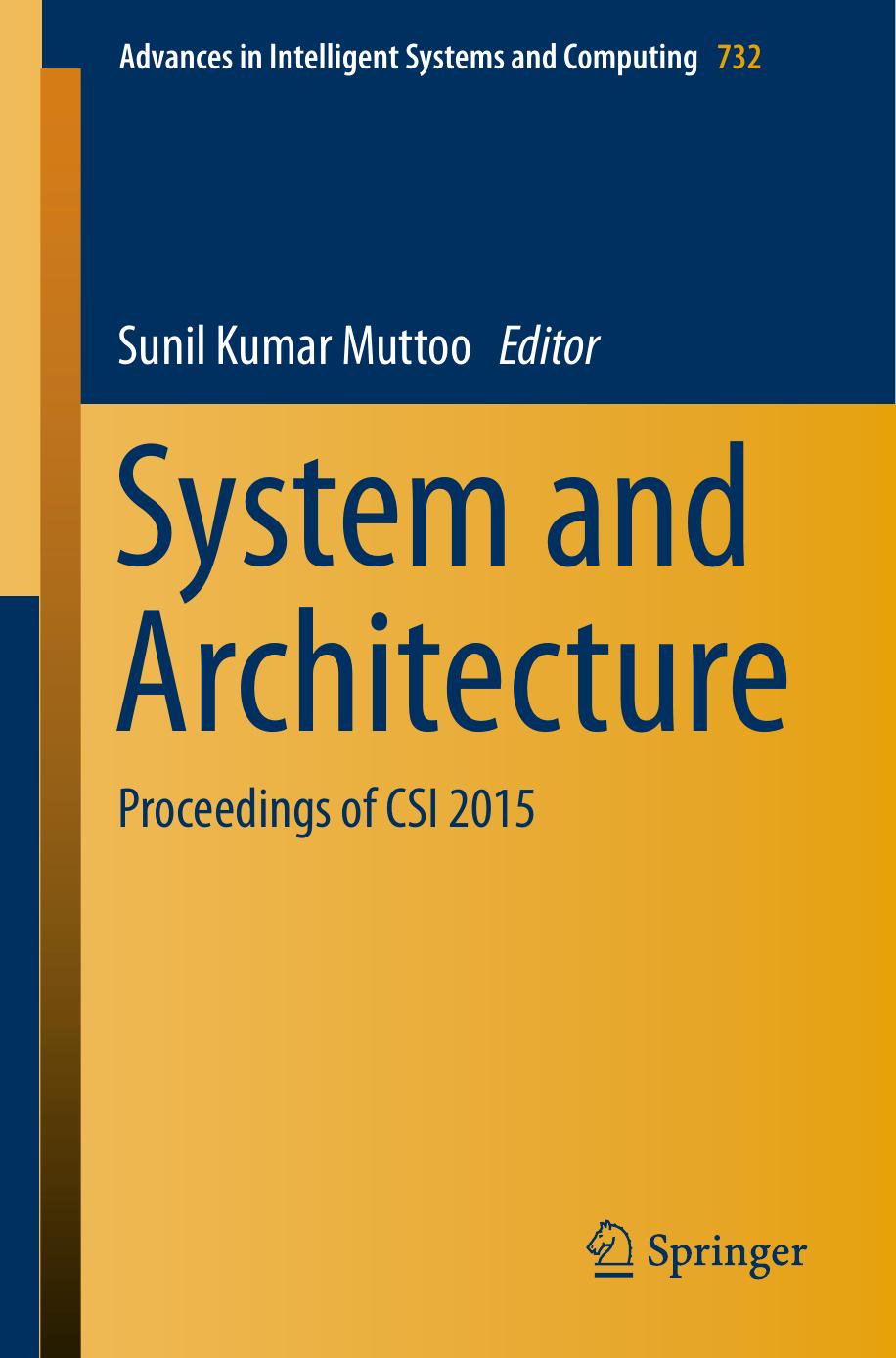 System and Architecture by Sunil Kumar Muttoo