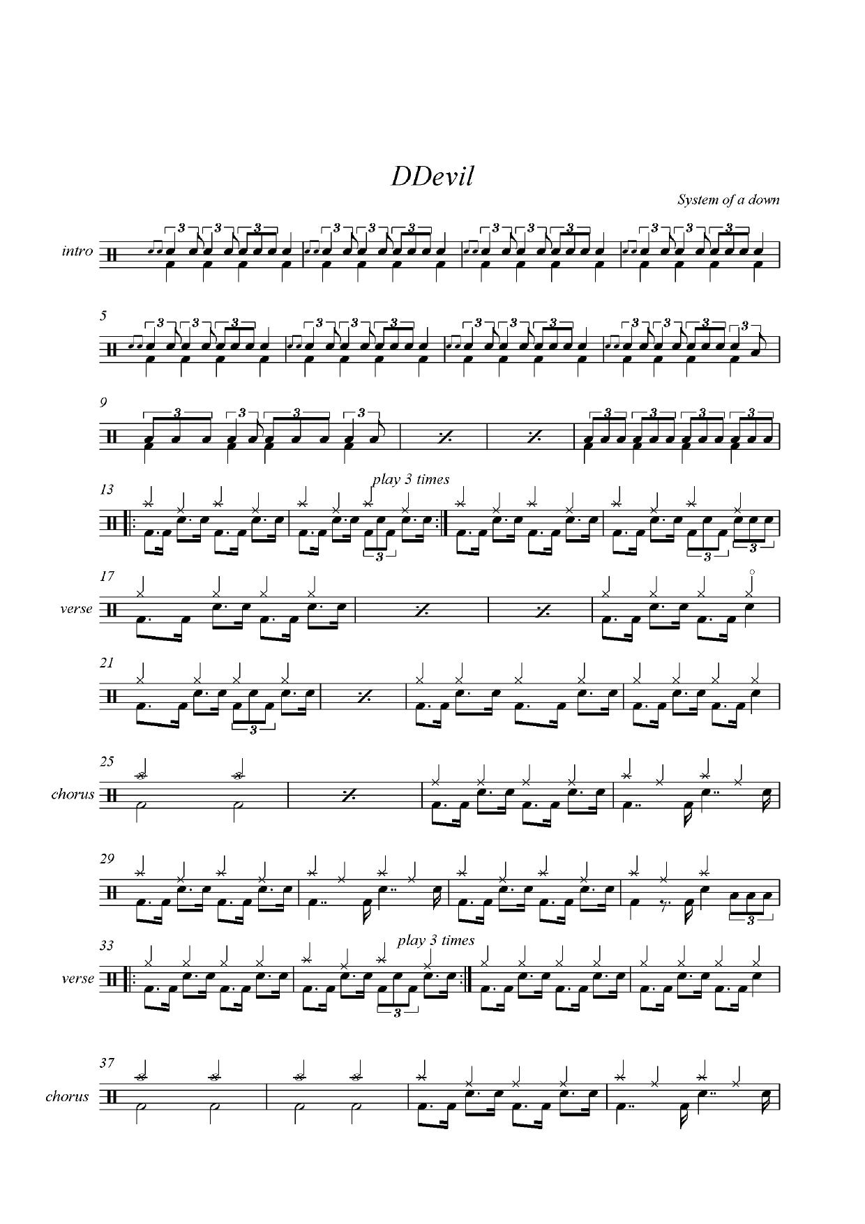 System of a Down - DDevil by ()