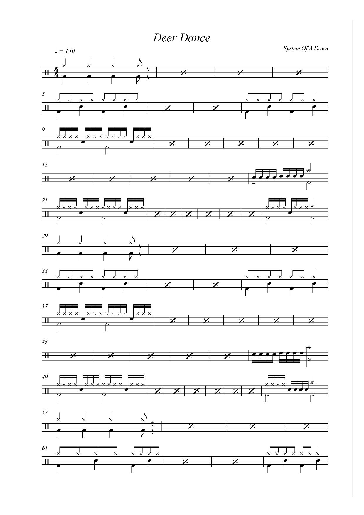 System of a Down - Deer Dance by ()