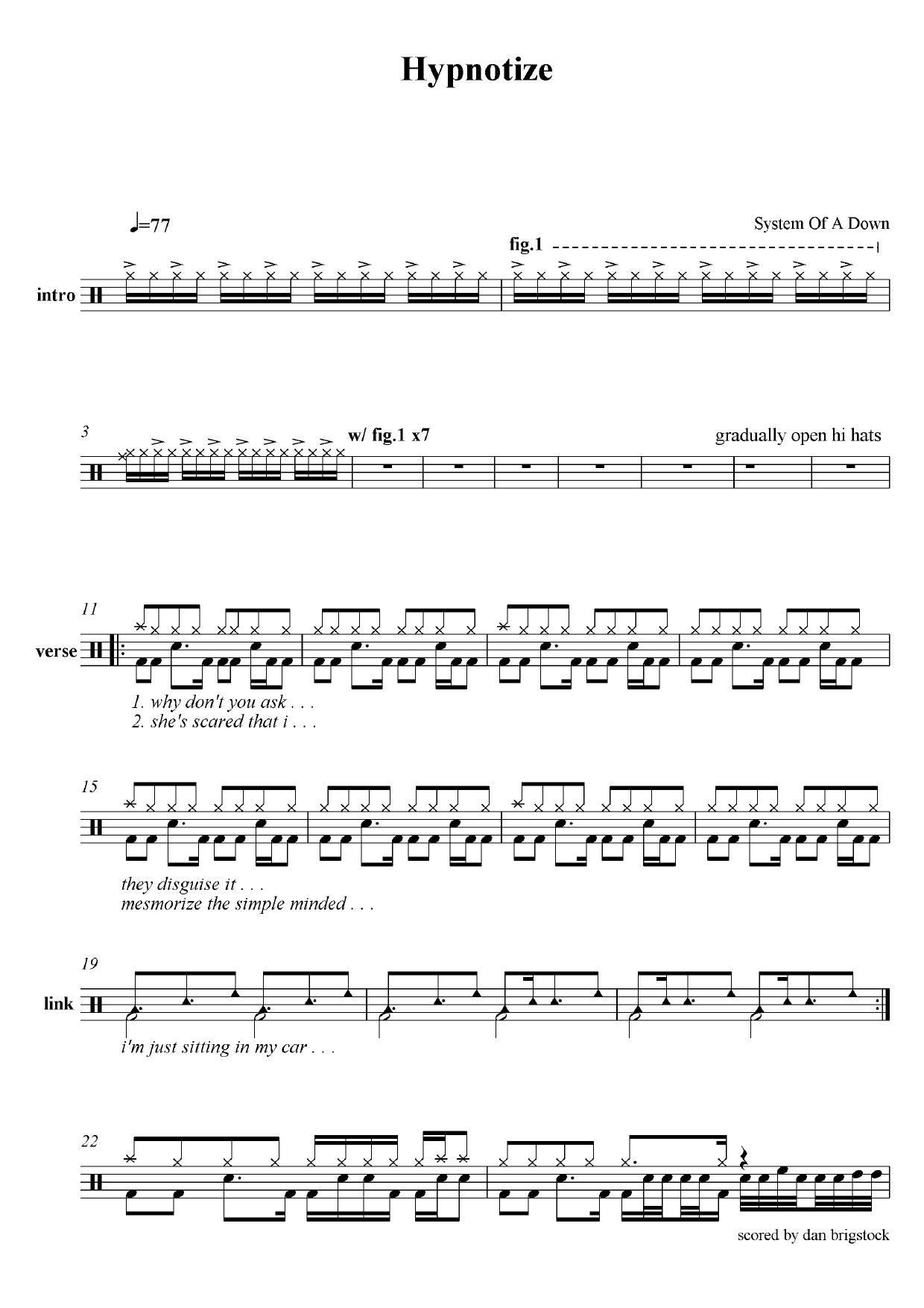 System of a Down - Hypnotize by ()