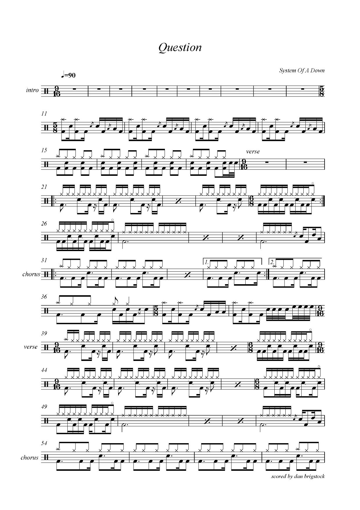 System of a Down - Question by ()