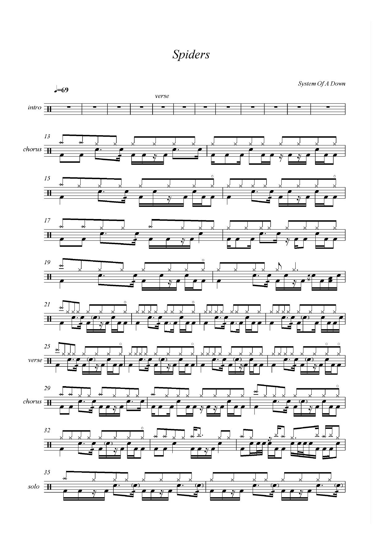 System of a Down - Spiders by ()