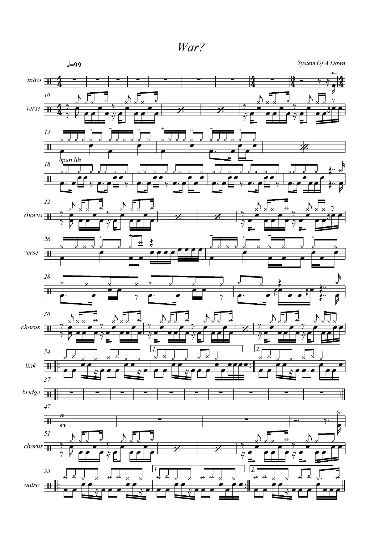 System of a Down - War by ()