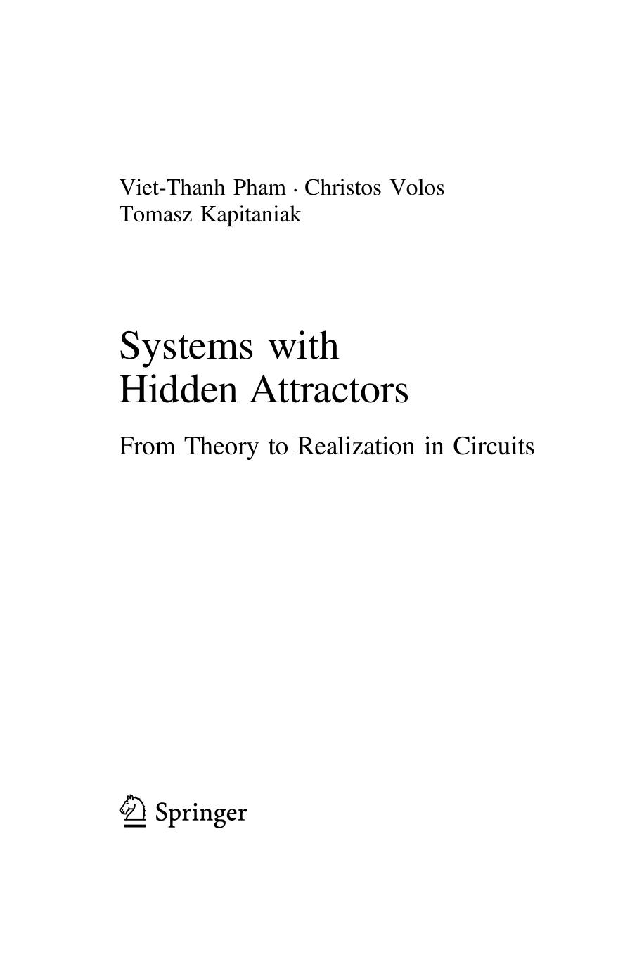 Systems with Hidden Attractors: From Theory to Realization in Circuits by Viet-Thanh Pham Christos Volos Tomasz Kapitaniak