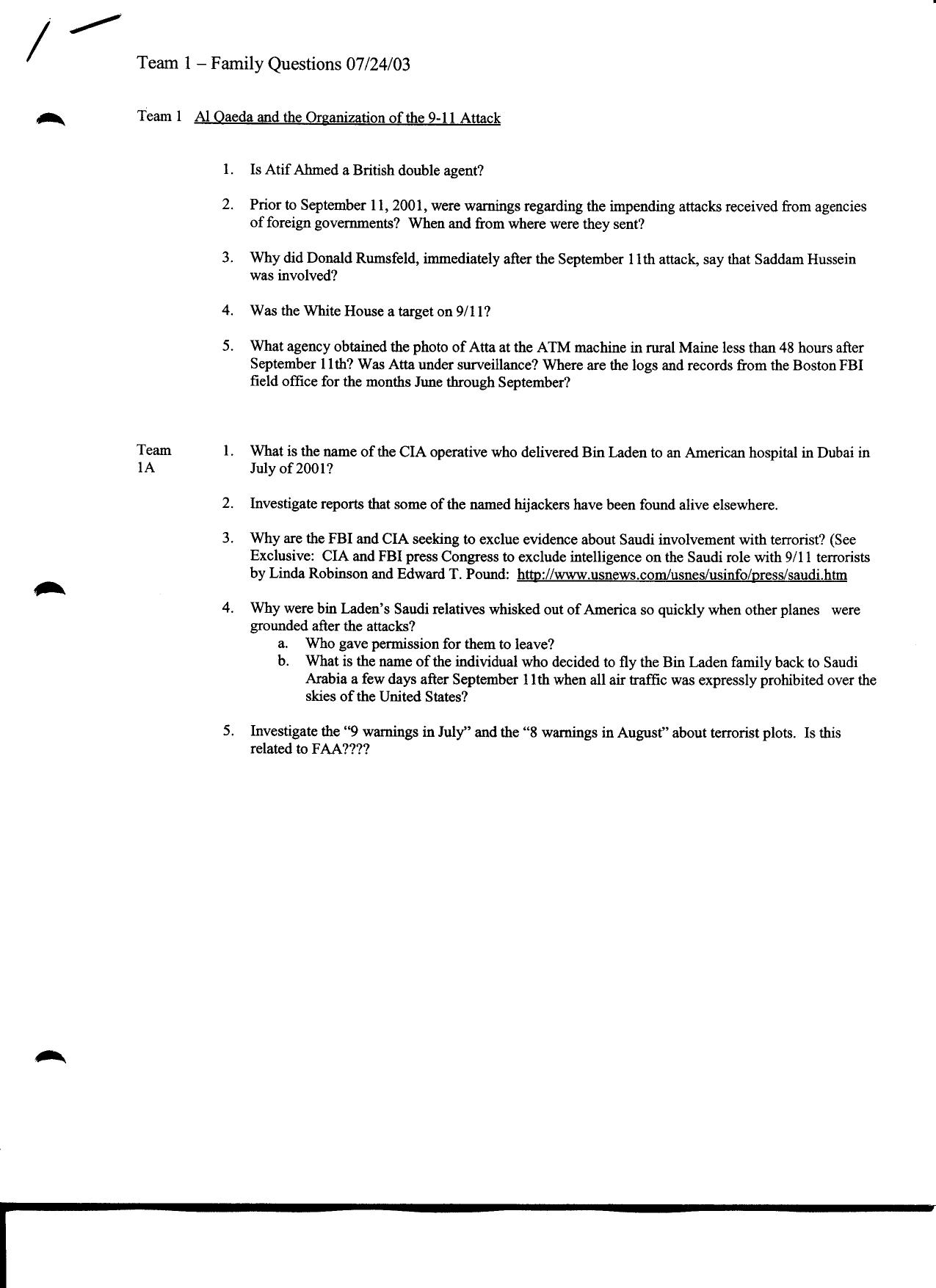T2 B21 Lederman- Canada Trip 3 of 3 Fdr- 7-24-03 Family Questions- Team 1-8 by Unknown