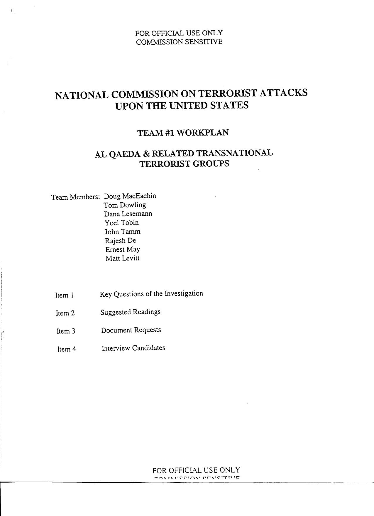 T2 B5 Other Teams Workplans Fdr- Workplan Team 1 (Item 4- Interview Candidates- Redacted- No Withdrawal Notice) 618 by Unknown