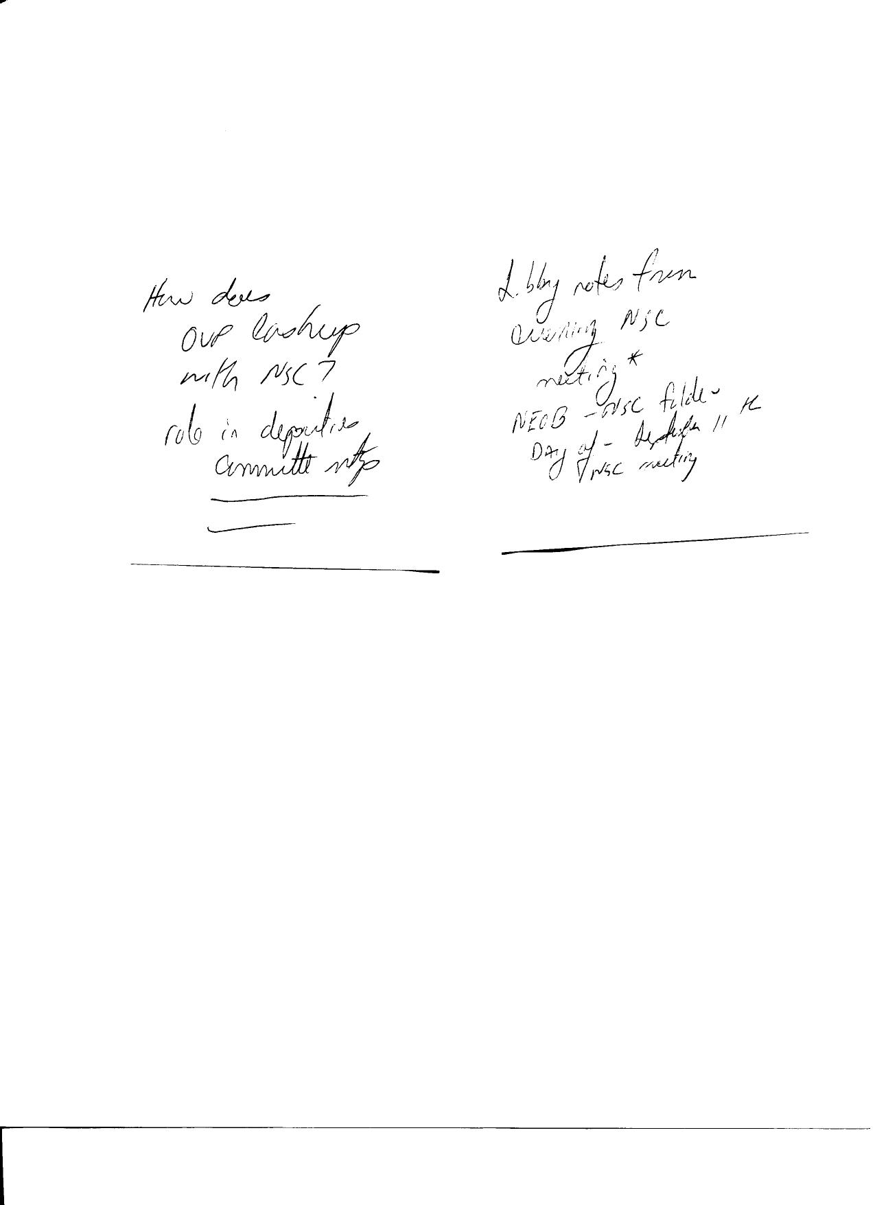 T3 B5 Pres Bush-VP Cheney Fdr- Notes and 4-19-04 Email re Libby Interview-1997 PNAC Statement-Cheney by Unknown