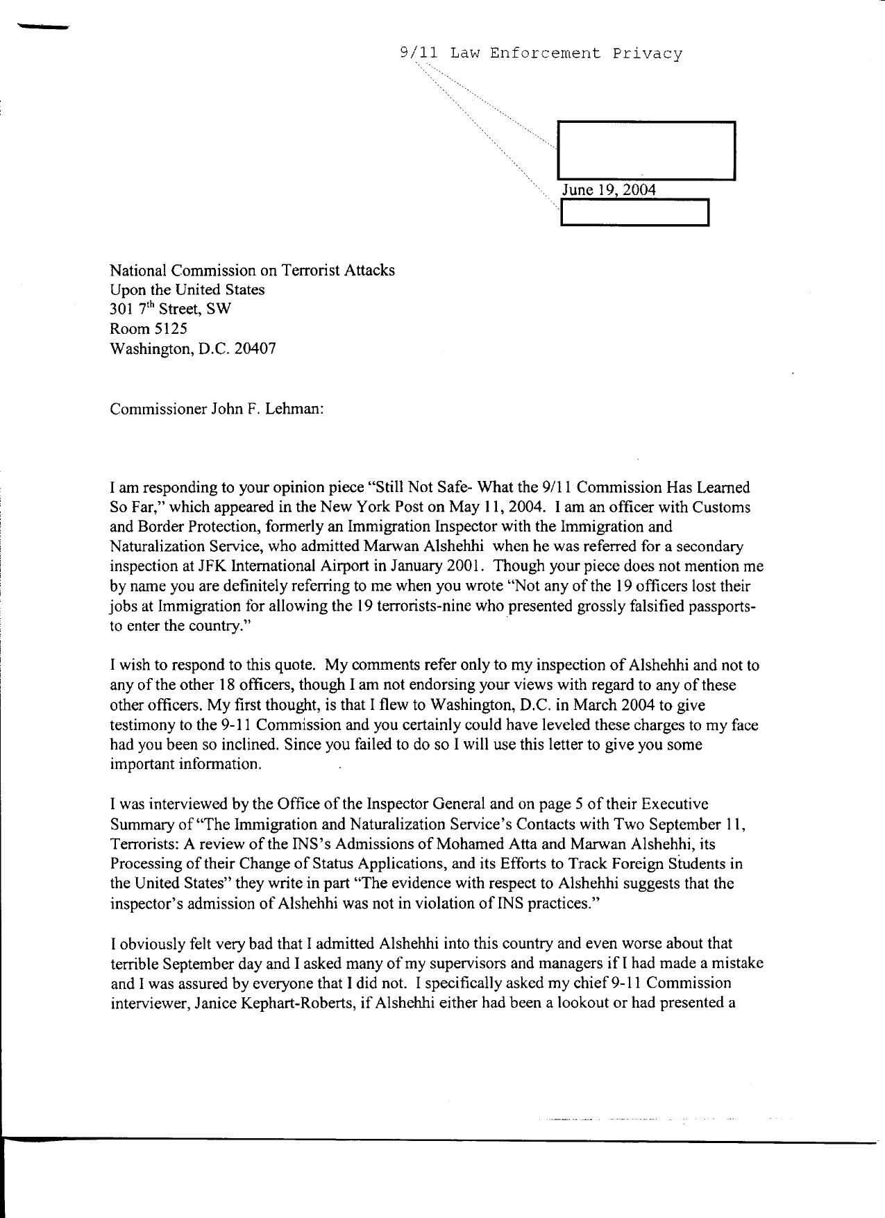 T5 B49 Inspector Interviews- UA 175 Fdr- Tab 3- Entire Contents- Al Shehhi 1-18-01- Notes- Memos- INS Info 115 by Unknown