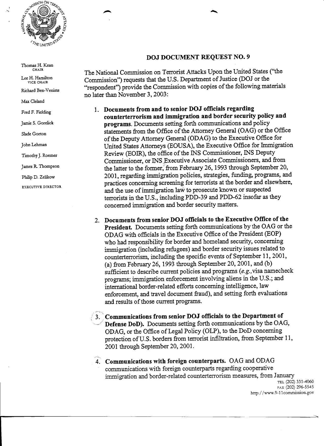 T5 B8 DOJ Doc 9 Request Nelson Perez Fdr- Entire Contents- Doc Req 9 and Fax Conf w Notes 701 by Unknown
