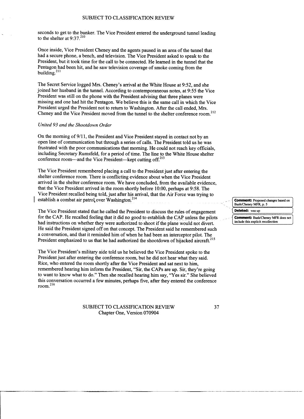 T7 B14 Final Report Chp 1 Version 070904 Post Chris Fdr- Bush Cheney ROE and DC CAP comments176 by Unknown