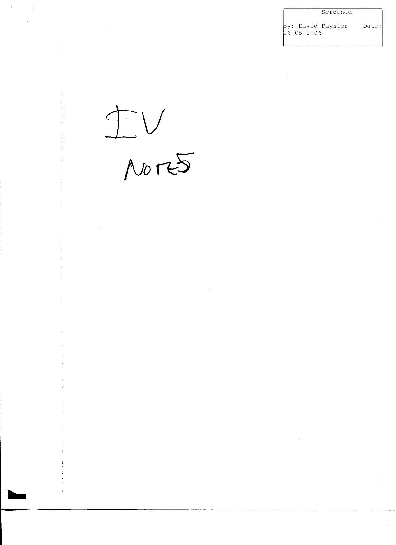 T7 B8 Notes on Interview Recommendations Fdr (Not in FA- After Faulty Layers Fdr) Entire Contents- Handwritten Notes by Unknown