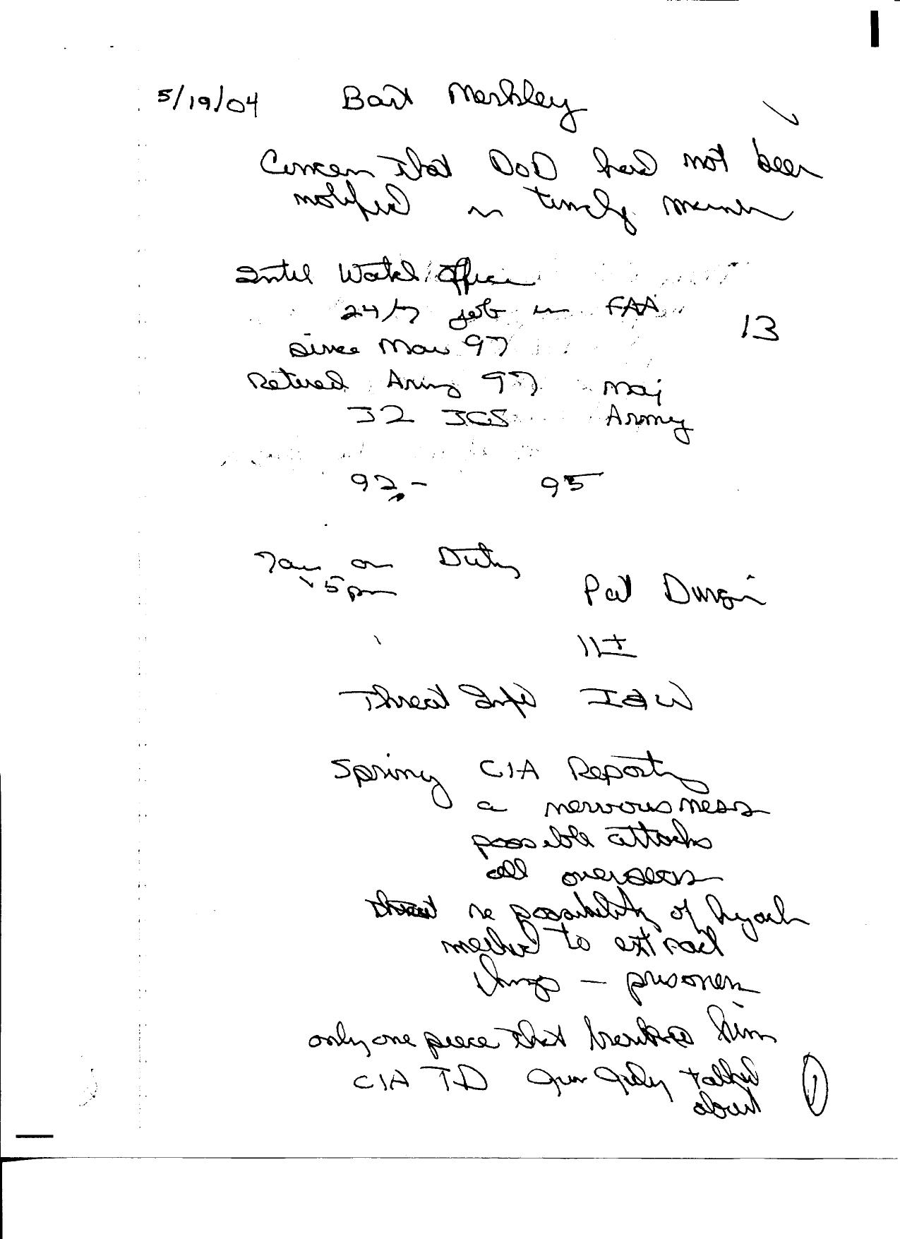 T8 B6 FAA HQ Bart Merkley Fdr- Interview Notes and Kara email re Merkley-Taafe by Unknown