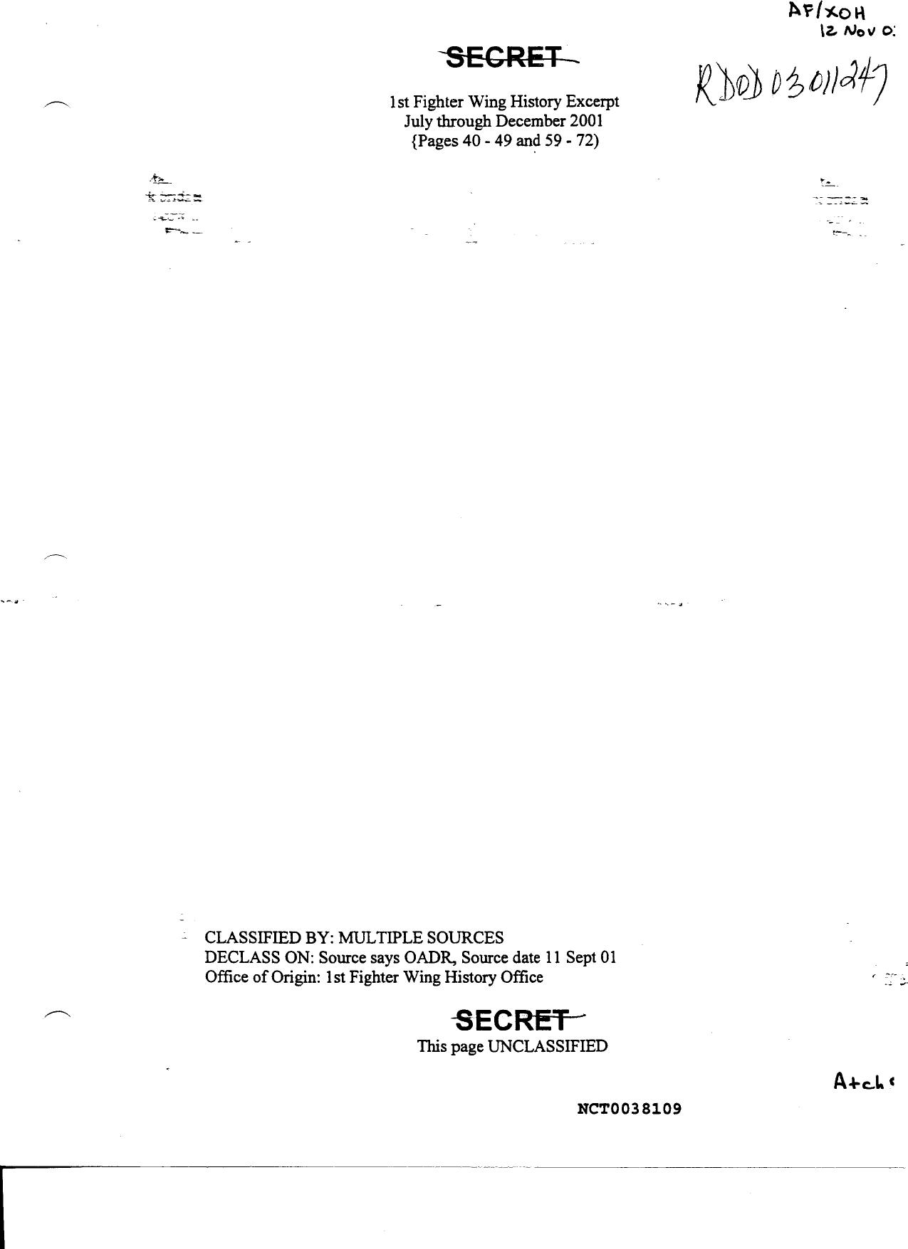 T8 B8 Kara Docs (3) Timelines Fdr- 1st Fighter Wing History Excerpt- Jul-Dec 01- w Logs by Unknown