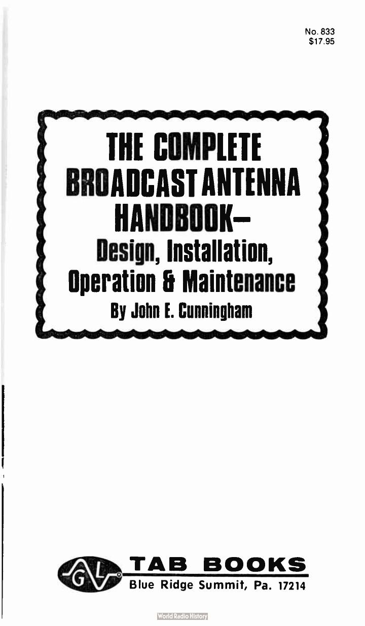 TAB-The-Complete-Broadcast-Antenna-Handbook-Cunningham-1977 by Unknown
