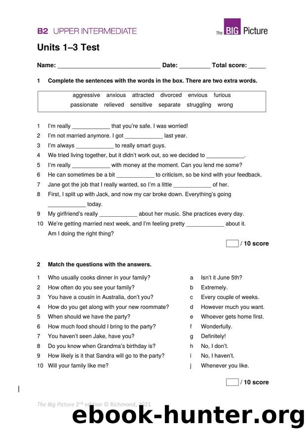 TBP B2 Units 1-3 Test AmE PDF by Skerritt Graham