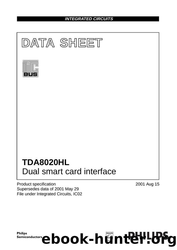 TDA8020HL Dual smart card interface by Philips Semiconductors