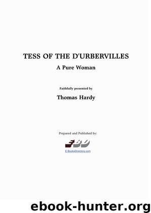 TESS OF THE D'URBERVILLES by Thomas Hardy
